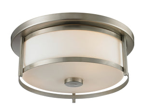 Savannah 2 Light Flush Mount in Brushed Nickel Finish