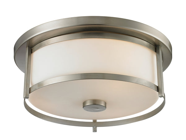 Savannah 2 Light Flush Mount in Brushed Nickel Finish