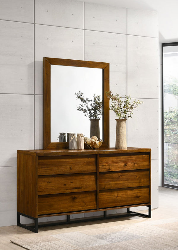 Arnold Mirror In Antique Coffee