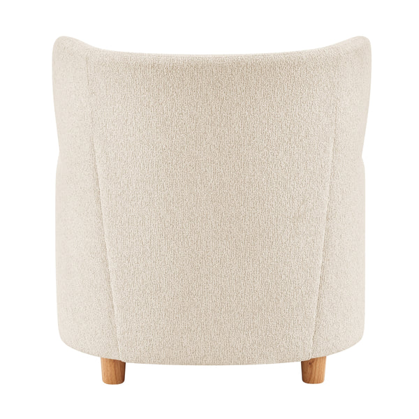 Tiffany KD Boucle Accent Arm Chair, Palladian Beige