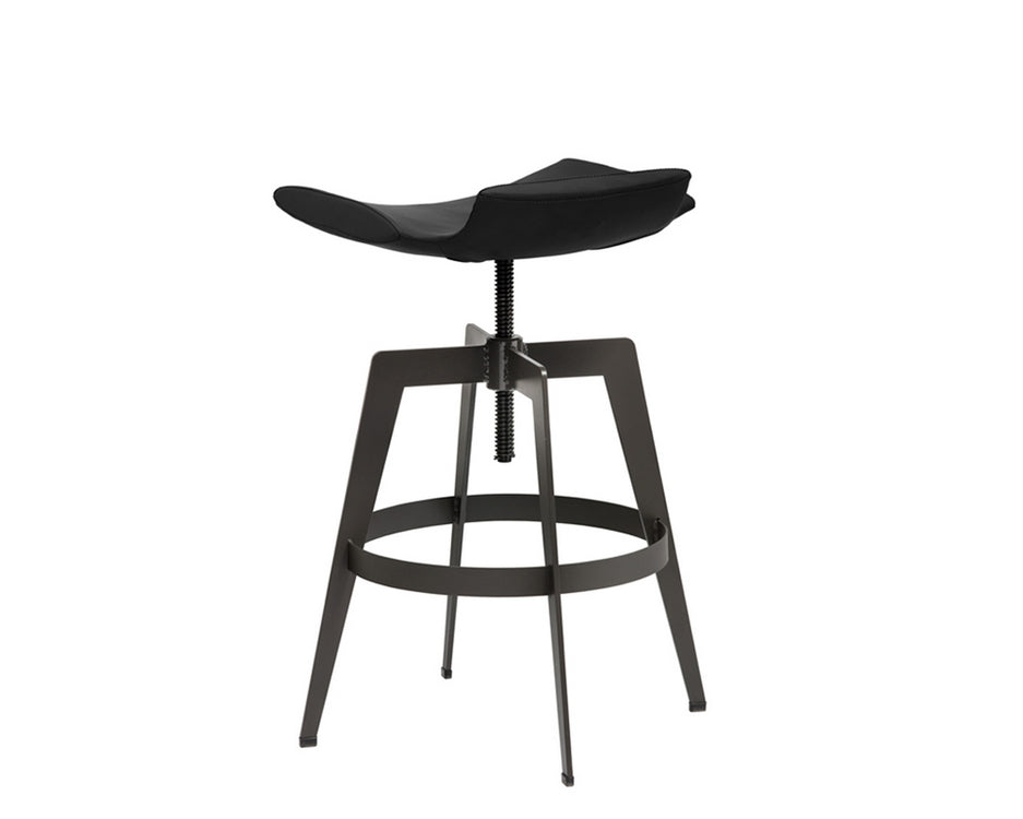 BANCROFT ADJUSTABLE BARSTOOL - ONYX
