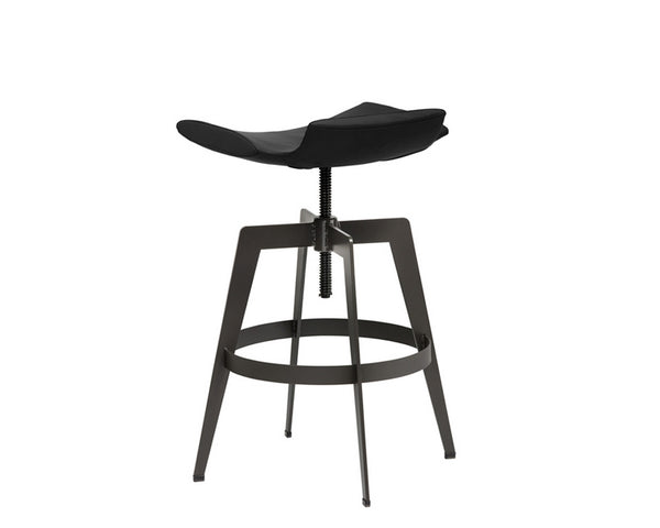BANCROFT ADJUSTABLE BARSTOOL - ONYX