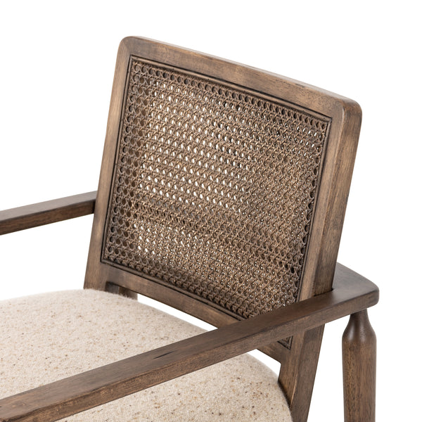 Xavier Dining Armchair In Hasselt Taupe