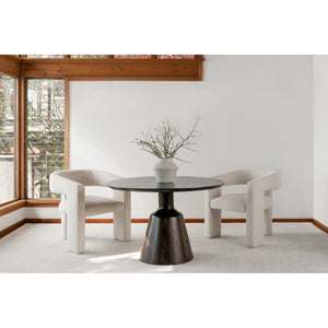 Moe's Myron Dining Table in Dark Brown Sheesham