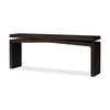 Matthes Console Table in Smoked Black
