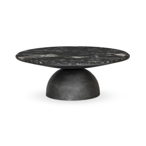 Corbett Coffee Table - Polished Black Marble