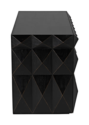 Allegra Dresser, Hand Rubbed Black