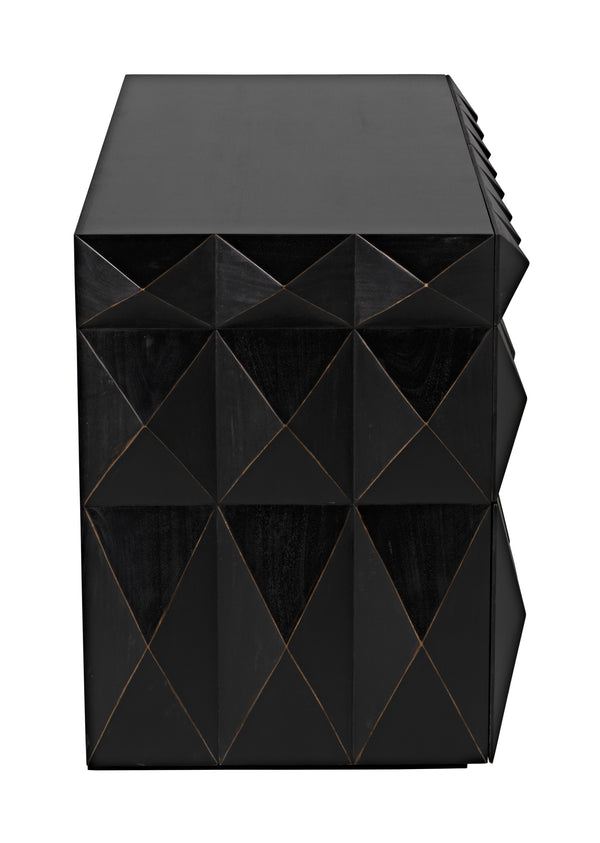 Allegra Dresser, Hand Rubbed Black