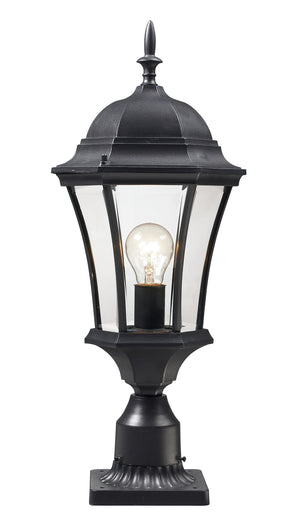 Wakefield Outdoor Post Light in Black Finish