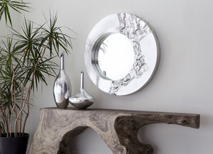 Mercury Mirror, Antique Silver