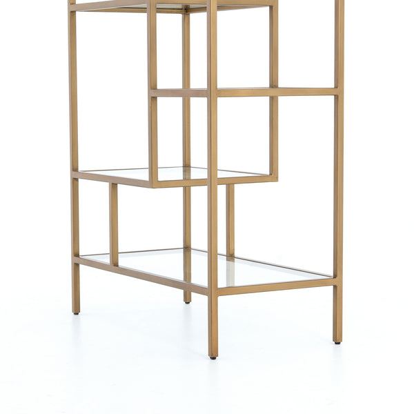 Helena Brass 83" Bookshelf