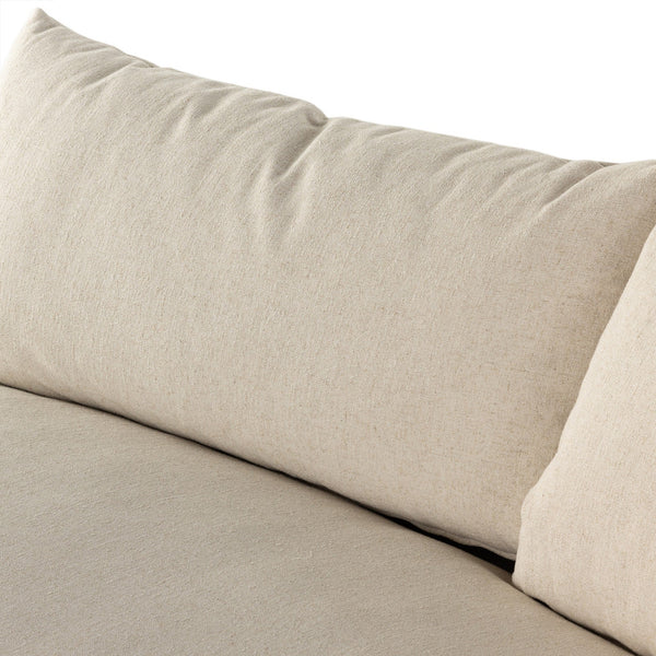 Grant Slipcover Sectional In Antwerp Natural And Espresso