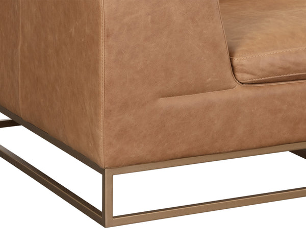 IRA SOFA - CAMEL LEATHER
