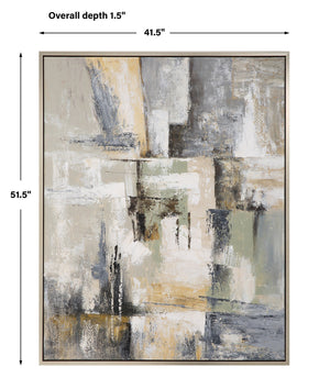 Intuition Hand Painted Abstract Art
