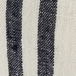 Sandra 18 x 18 Beige With Blue Stripes Decorative Pillow Cover