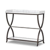 Six Beers Table - Honed White Marble