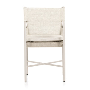 Miller Outdoor Dining Chair In Dove Taupe