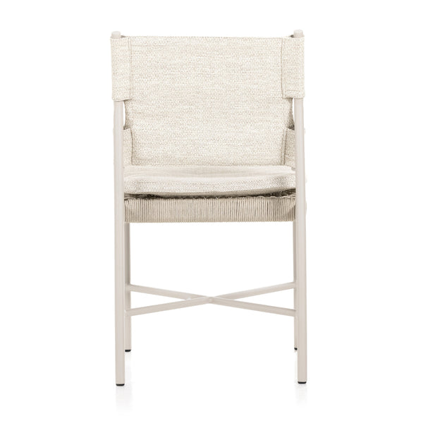 Miller Outdoor Dining Chair In Dove Taupe
