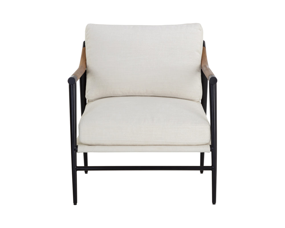 MEADOW ARMCHAIR - HEATHER IVORY TWEED