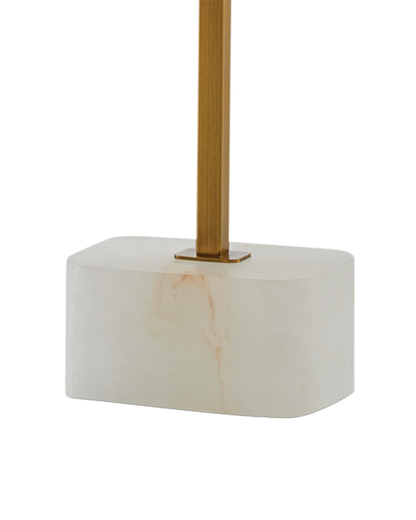 Felix Table Lamp In Natural & Antique Brass