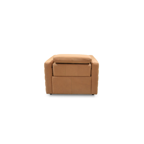 Moe's Juno Power Recliner Chair in Tan Leather