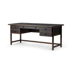 Reign Desk - Distressed Walnut