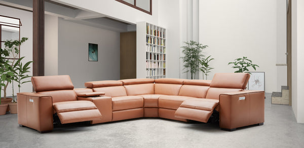 Killian Motion Sectional in Caramel