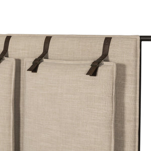 Leigh Canopy Queen Bed - Palm Ecru