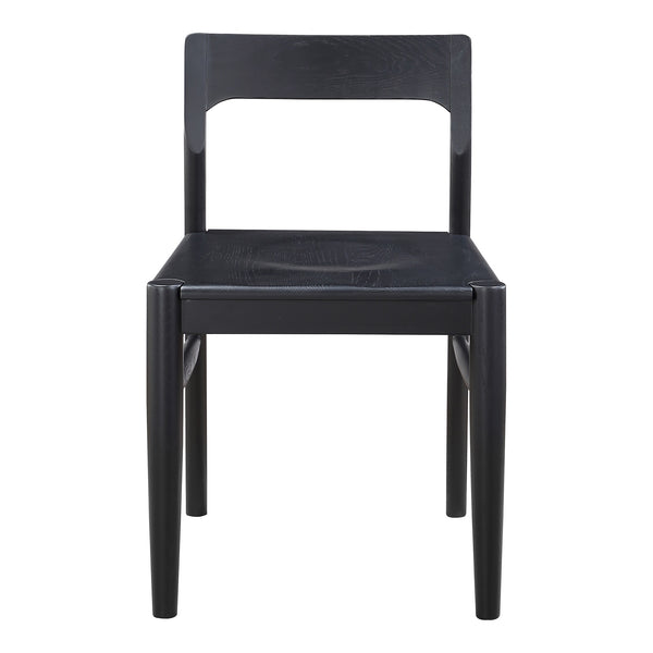 Moe's Owing Dining Chair Set in Black Oak