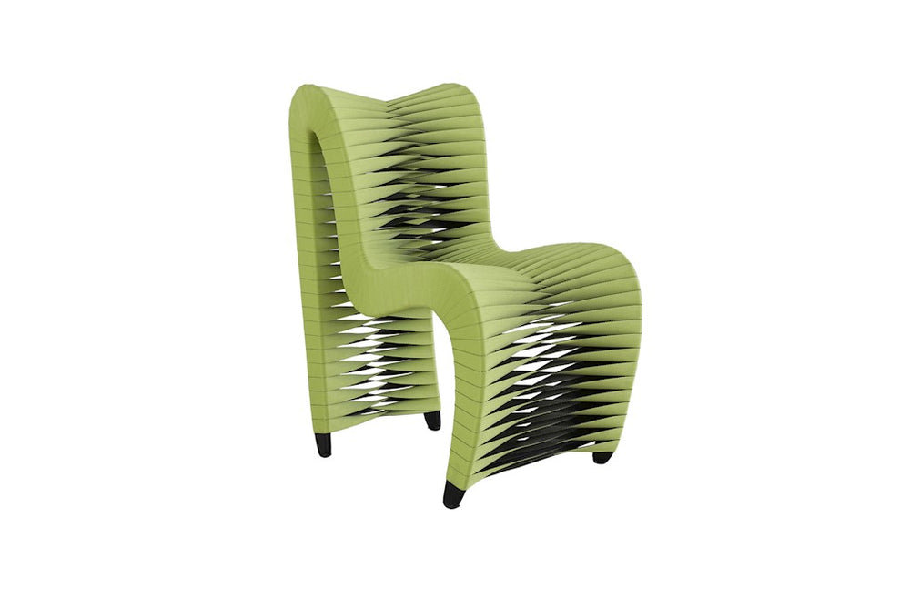 Seat Belt Dining Chair,Green