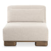 Moe's June Slipper Chair in Oatmeal Beige