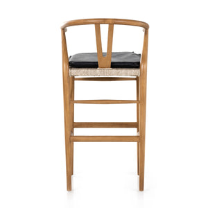 Muestra Stool W Cushion In Natural In Bar