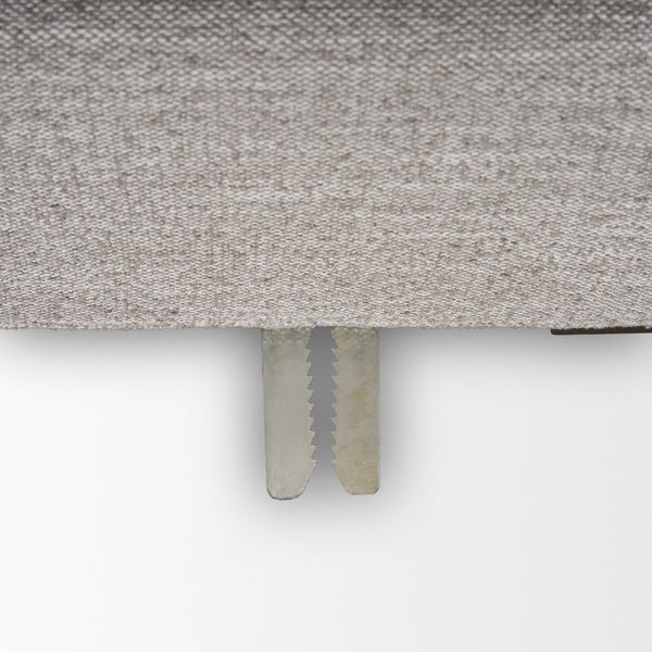 Halston 2 Piece Light Grey Sofa Set