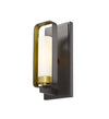 Aideen 1 Light Wall Sconce in Bronze Gold Finish
