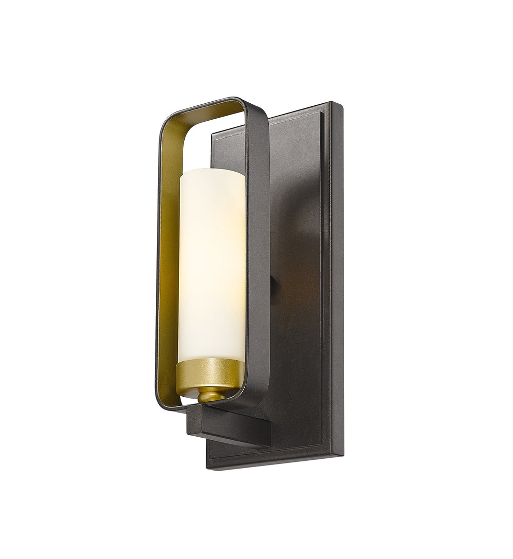 Aideen 1 Light Wall Sconce in Bronze Gold Finish