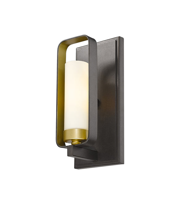 Aideen 1 Light Wall Sconce in Bronze Gold Finish