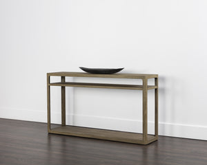 DONCASTER CONSOLE TABLE - SMOKE GREY