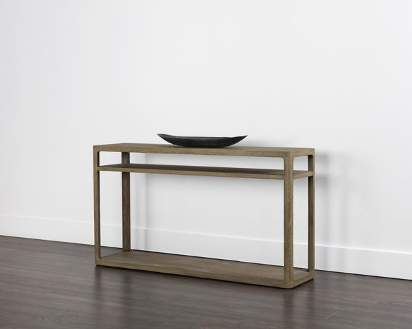 DONCASTER CONSOLE TABLE - SMOKE GREY
