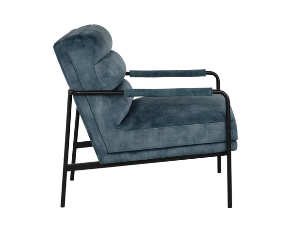 TRISTEN LOUNGE CHAIR - NONO PETROL