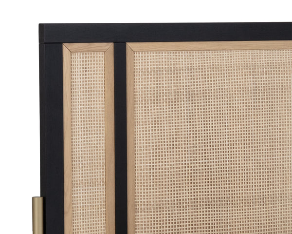 AVIDA BED - KING - GOLD - BLACK/NATURAL