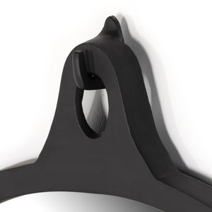 Hyde Round Mirror In Black Aluminum