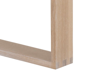 THANUS DINING TABLE - LIGHT OAK - 94.5"