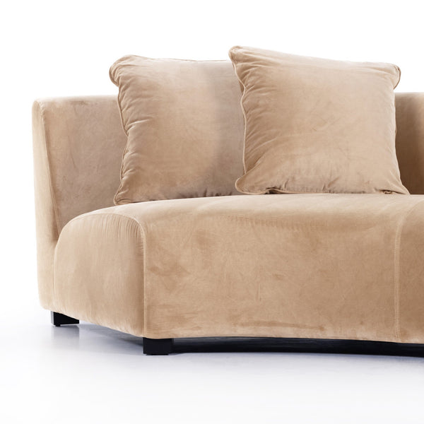 Liam Sectional - Surrey Camel