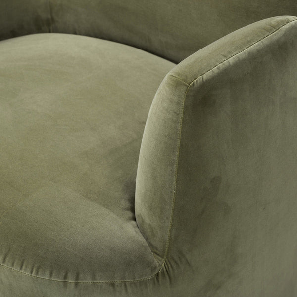 Reed Swivel Chair In Sapphire Sage
