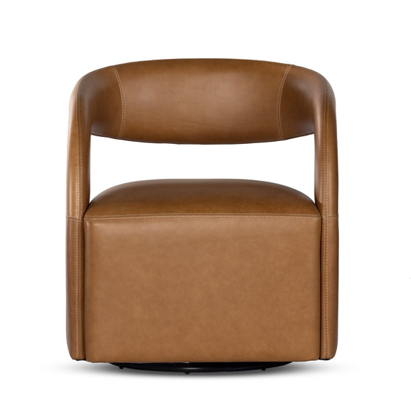 Hawkins Swivel Chair In Sonoma Butterscotch