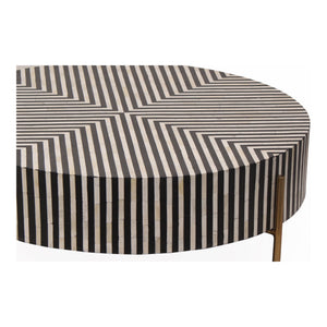 Moe's Chameau Small Coffee Table Black & White