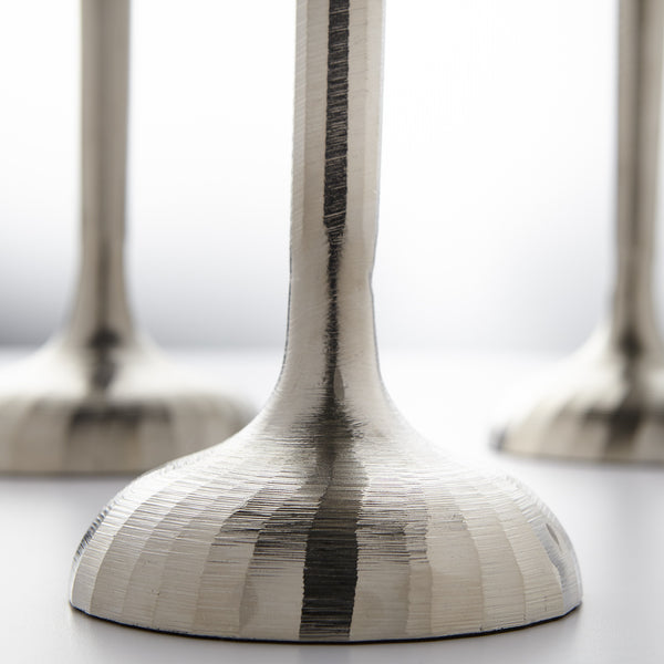 Large Reveri Candleholder in Nickel