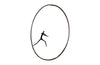 Olympic Figure in Iron Ring, Black, Rust, Style D