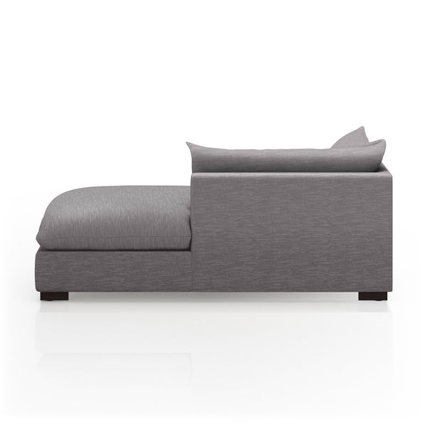 Westwood Sectional In Valley Silver Spoon And Espresso