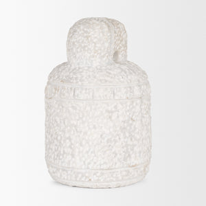 Irina Large White Marble Door Stopper